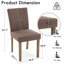 Chaise rembourrée à haut dossier Parsons-673248695-695032613