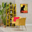 Cadre flottant rétro pour chat noir d'Halloween, design par Marcus Jules-1034461498-1034461503