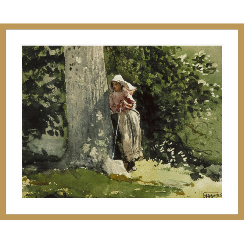 Usé par Winslow Homer - impression giclée encadrée, H 33,44 po x l 41,5 po
