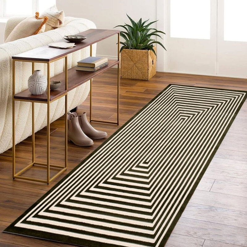 Solid Colour Area Rug, Runner 60 x 220 cm