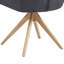 Chaise de bureau pivotante en tissu Jadel -658502822