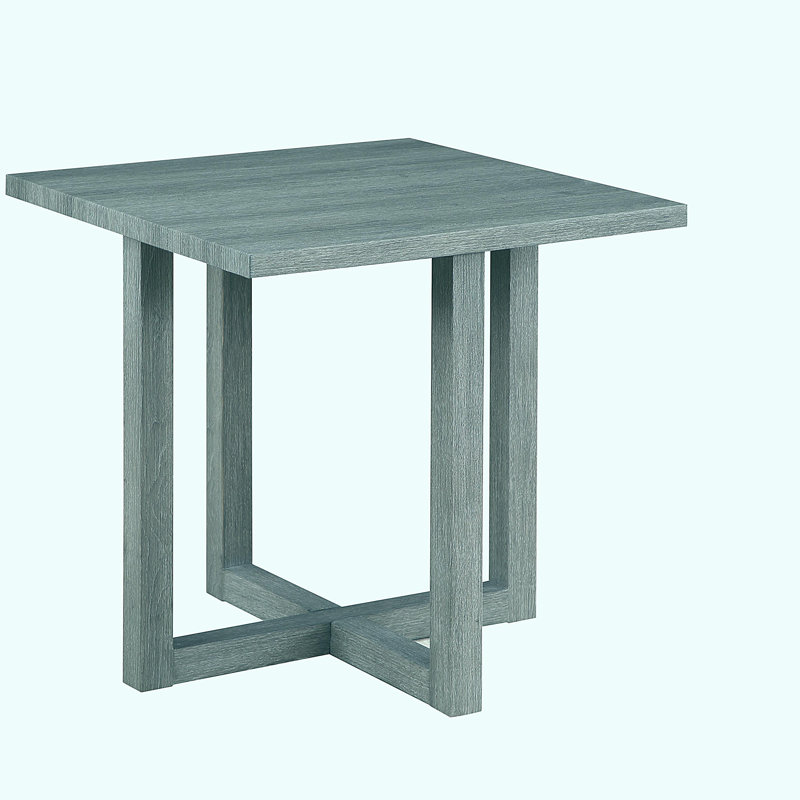 Moseberg 24" gray worn-end table