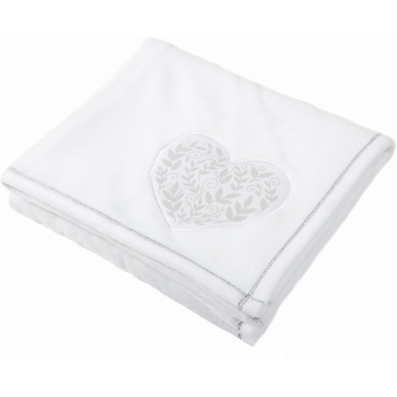 Light Gray Vines - 50" x 60" Royal Plush Blanket