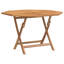 Table de patio pliante en bois de teck Jencie