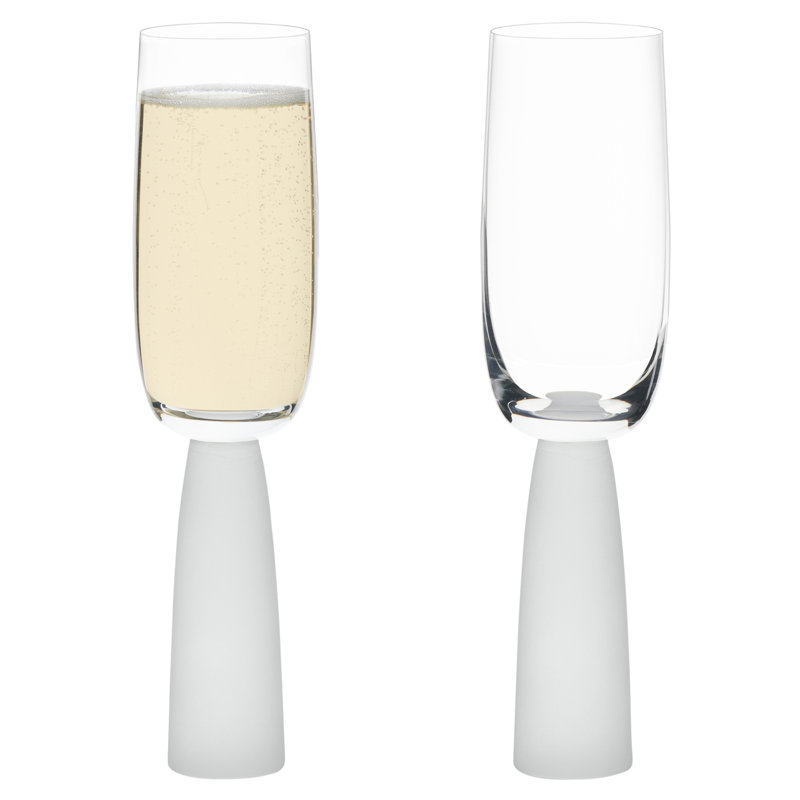 Peri Ensemble de verres à pied champagne, Frost