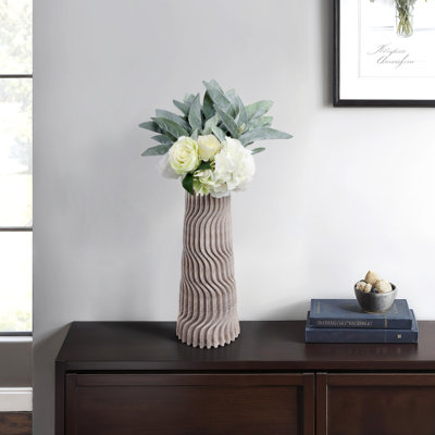 Grand vase en porcelaine imprimé 3D Latitude Run® Burton