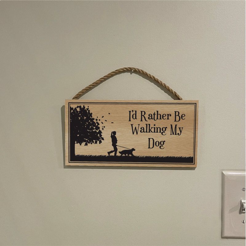 Je serais plutôt promener le chien