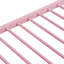 Lit superposé en métal rose sur simple