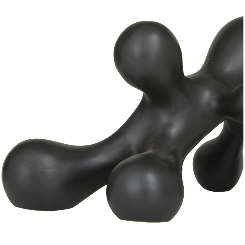 Sculpture contemporaine abstraite, Noir