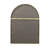 Cillean Arched Metal Modern Wall Mirror