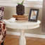 Table d'appoint ronde à piédestal en bois-1797056013