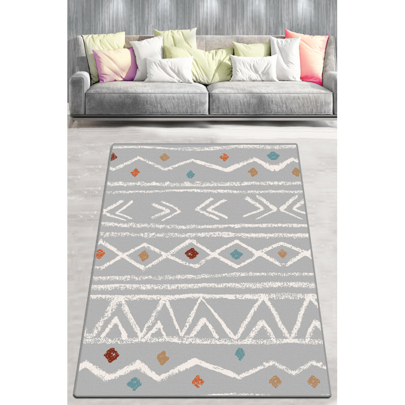 Premium Hall Carpet (2.6 x 6.6 ft), 100% Polyester, 0.4 in Pile Height | Antibacterial, Non-Slip Underside, Machine Washable at 30°C | Ideal for Entryways & Living Spaces, Soft & Durable Design