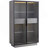 Display Cabinet With Tempered Glass Door And Led Lighting, Modern Style Storage Cabinet, Accent Cabinet