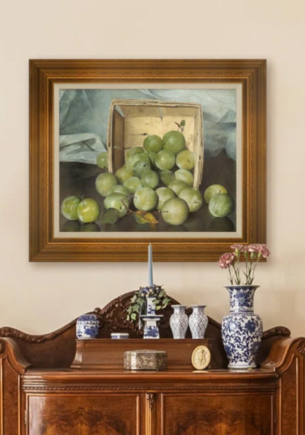 Green apple print