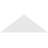 Triangle Surface Mount Non-Functional Brickmould Frame PVC Gable Vent 9/12 Pitch-43316177