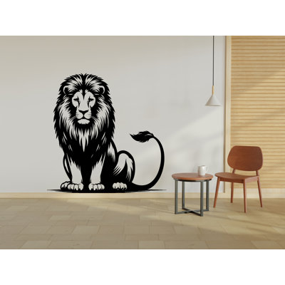 Lion Wall Decals, Lion Wall Sticker, Lion Wall Art, Animals Wall Vinyl Wild Lion Vinyl Sticker Decor Nursery Wild Pet Murals 382RS