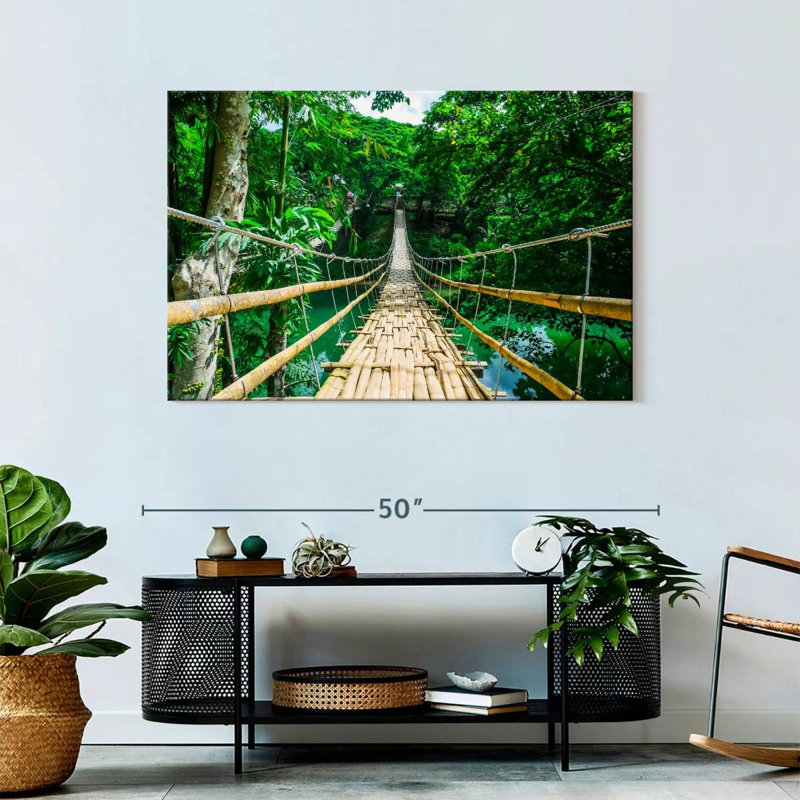 Lilie Bamboo Bridge, 30" H x 45" W