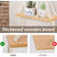 Ensemble de 2 tablettes murales flottantes en bois Boho