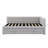 Full Size Daybed With Twin Pop Up Trundle, Upholstered L-Shaped Day Bed Frameand With USB Ports For Kids Adults-1185026266