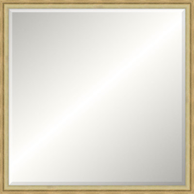 Chamblee Solid Wood Beveled Mirror