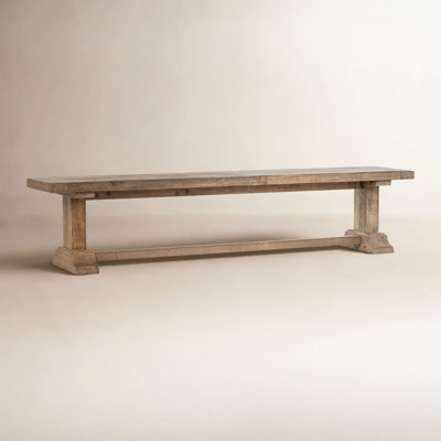 Elliott Reclaimed Pine Wood Bench by August Grove