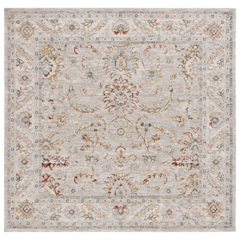 Xanthi Performance Oriental Rug, Square 6'7"