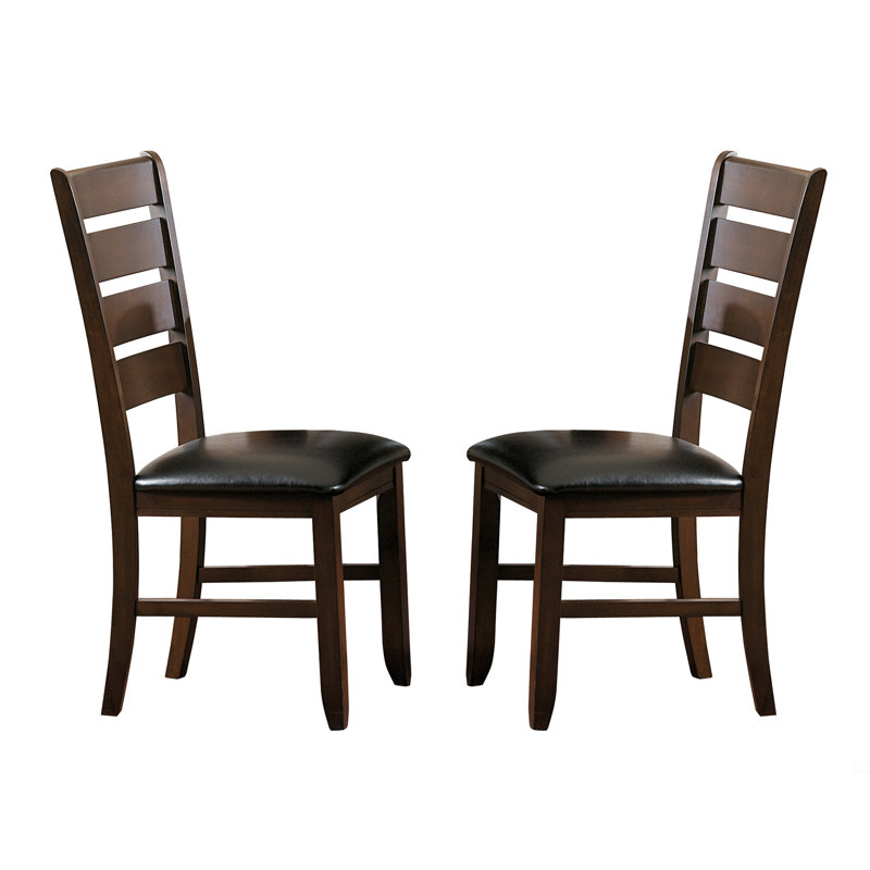 Ensemble de chaises d'appoint en bois 2 pièces