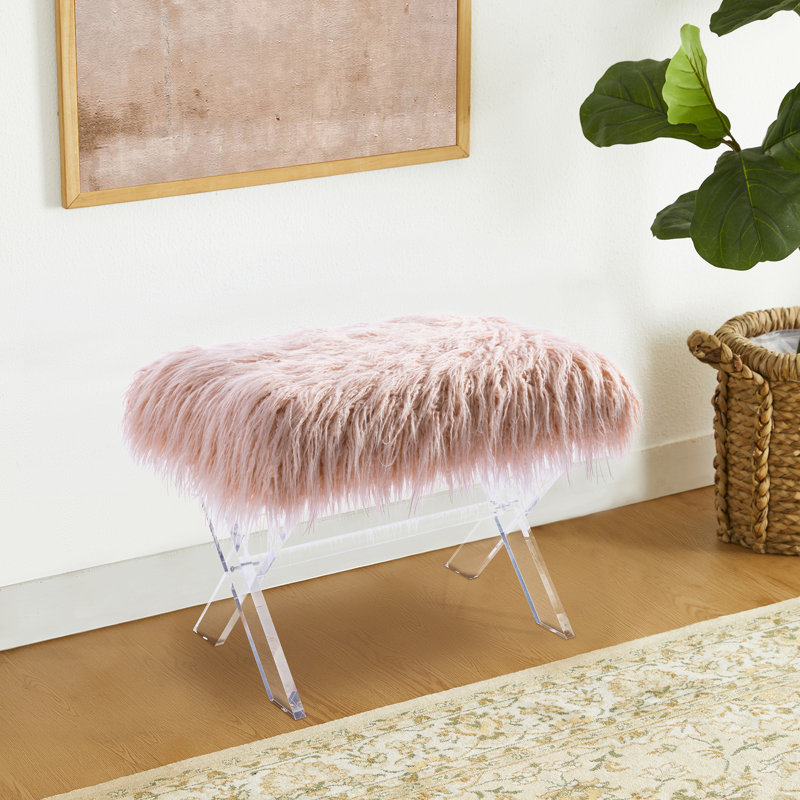 Banc rembourré Tavarez, Rose