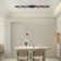 6 - Light 48.42" LED Dimmable Flush Mount