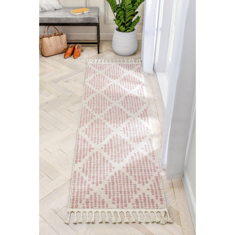 Loop-De-Loop Geometric Synthetic Area Rug
