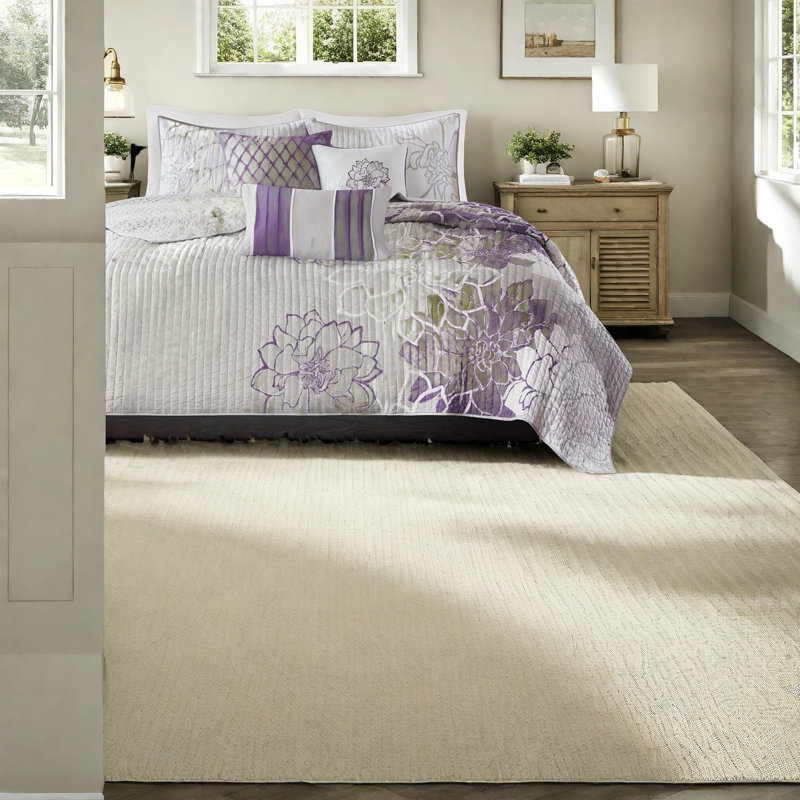Ensembles de literie en coton luxueux, très grand / très grand style floral pour la chambre à coucher