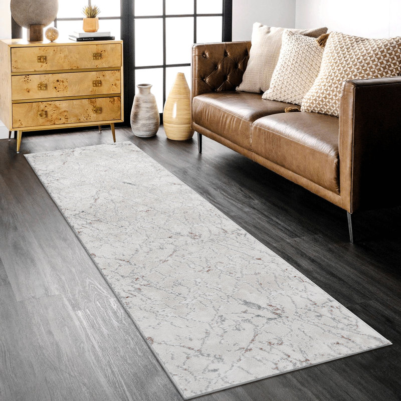 Tapis de couloir multicolore / contemporain 2X8