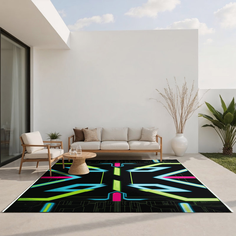 Electro Current Indoor And Outdoor Area Rug, Rectangle 2' x 3'