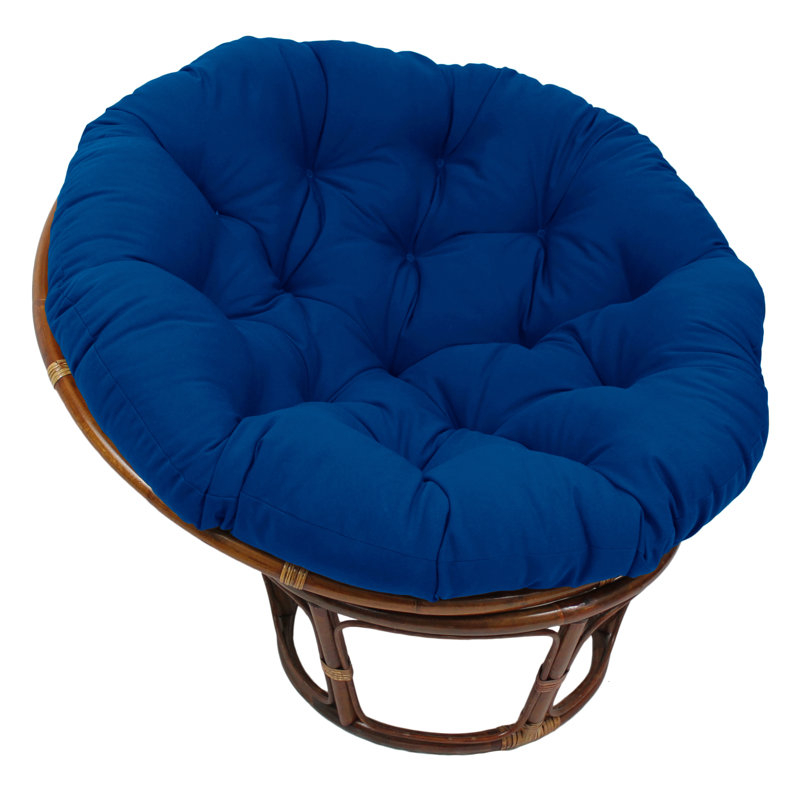 Coussin de méridienne pour l'intérieur, Bleu royal, L 44 po x P 44 po