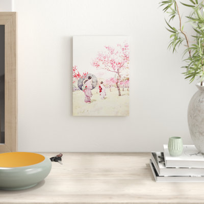 Ella Du Cane Japanese Oriental Peach Blossom - Frameless Print