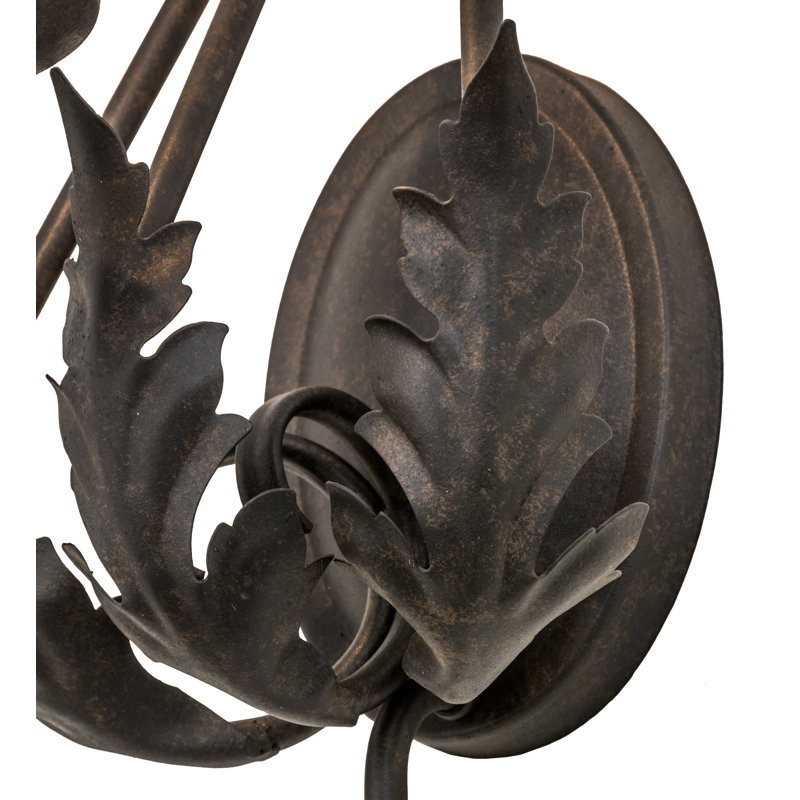 French Elegance Steel Armed Sconce