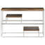 Steelville 110cm Solid Wood Top Console Table