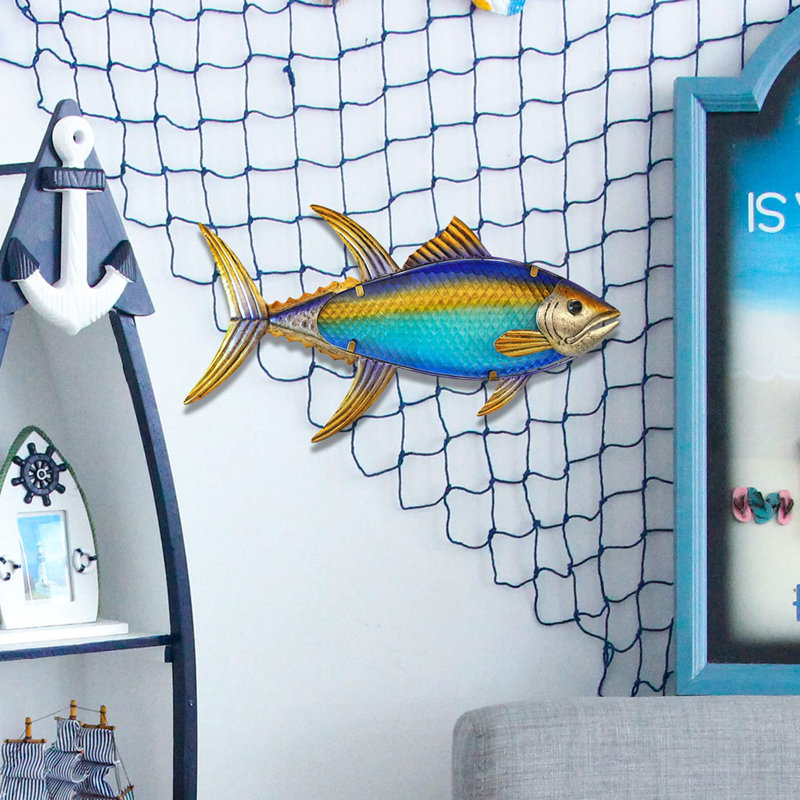 Metal Fish Wall Decor