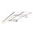 59"x34" Door Window Awning, Polycarbonate Panel, Brackets, Weather , Outdoor Garden Shade Awning 5934w, Solid , Rust- Wind & Rain Proof, Joy Area