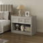 Tables de chevet l 30,7 po Helio avec 1 tiroir et 1 armoire de rangement ouverte-119845559-116235823