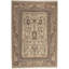 Hand-Knotted High-Quality Beige and Red Area Rug