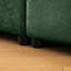 Canapé modulaire avec rangement dans le salon - chenille, assise profonde, conception cylindrique ergonomique, optimisation de l'espace