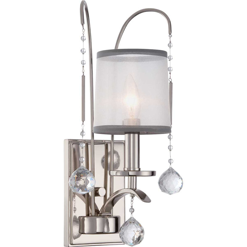 Marc Steel Candle Wall Light