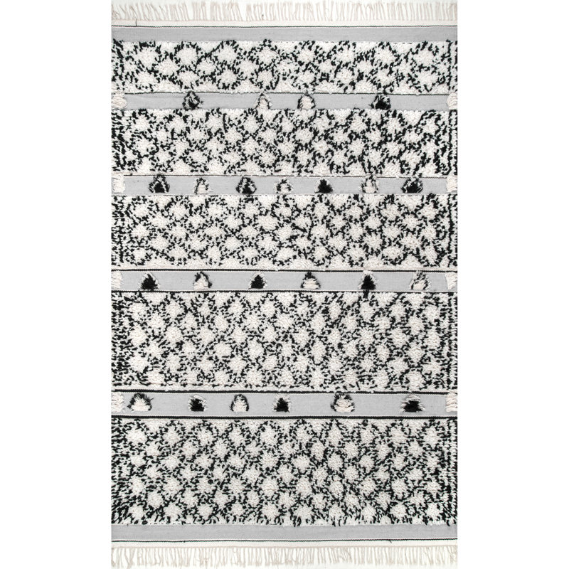 Eddington Wool Geometric Indoor Rug, Rectangle 7'6" x 9'6"