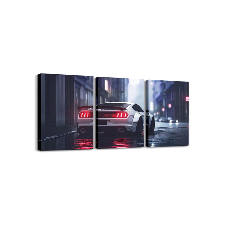 3 Piece Wrapped Canvas Print