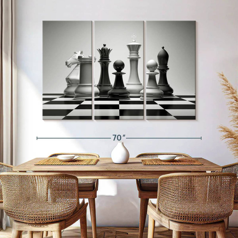 Senne Virtual Chess, 24" H x 38" W