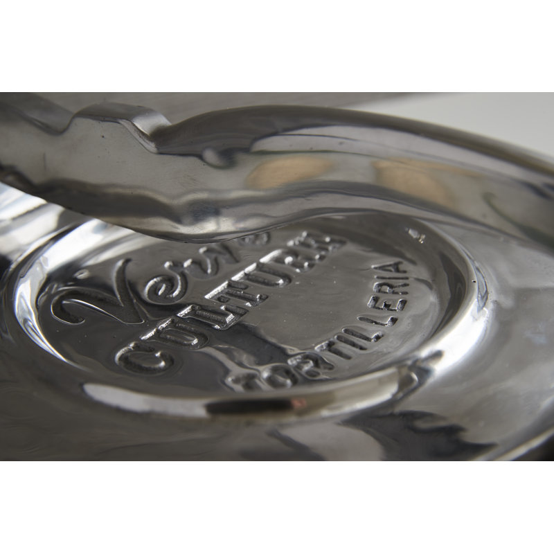 Verve Culture 9'' Silver Aluminum Tortilla Press