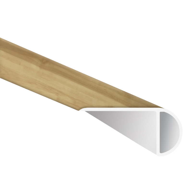Profilé de finition pour nez de marche en vinyle de luxe Sunny Chase, 2,62 cm d'épaisseur x 239 cm de longueur x 5,92 cm de largeur