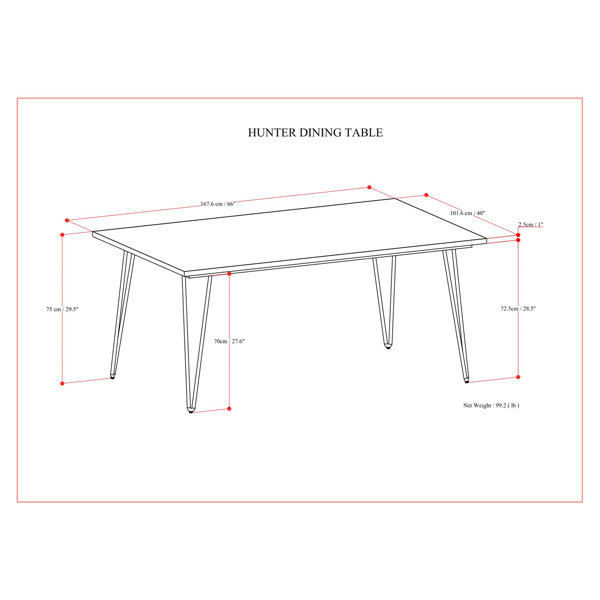Dimensions du produit