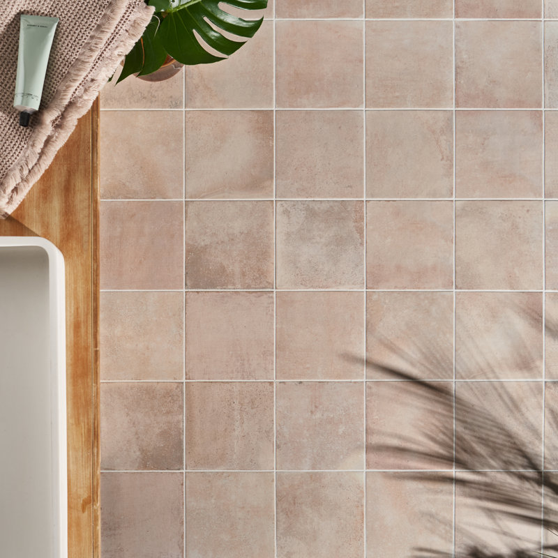 Angela Harris Capri 7.87 In. X 7.87 In. Matte Porcelain Floor And Wall Tile (10.76 Sq. Ft. / Case), Terra Crema